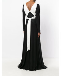 Vionnet Long Sleeved Flared Gown