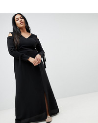 LOST INK PLUS Maxi Dress With Cold Shoulder