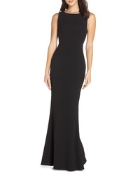 Lulus Mine Backless Trumpet Gown