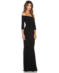 Norma Kamali Norma Kulture Off The Shoulder Fishtail Gown