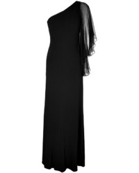 Ralph Lauren Black Label One Shoulder Dress