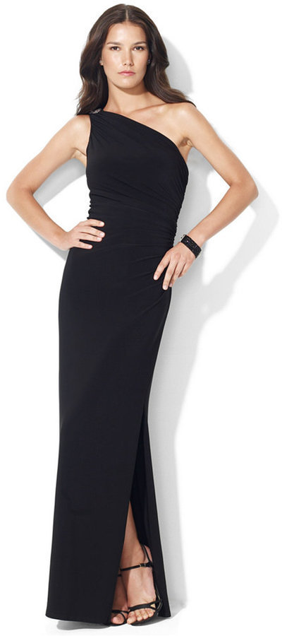 One Shoulder Evening Gown, $190 