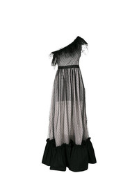MSGM One Shoulder Gathered Gown