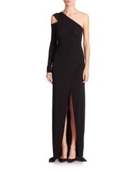 Yigal Azrouel One Shoulder Jersey Gown