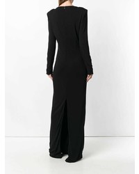 Tom Ford Sable Lace Up Gown