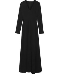 The Row Seri Stretch Cady Gown Black