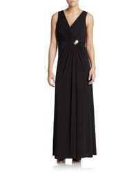 Calvin Klein Shirred Empire Waist Gown