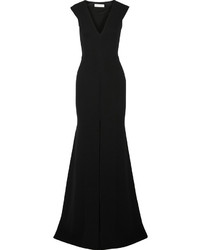 Victoria Beckham Silk And Wool Blend Crepe Gown