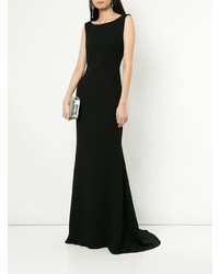 Isabel Sanchis Sleeveless Boatneck Fishtail Gown