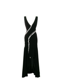 Galvan Slit Tassel Dress