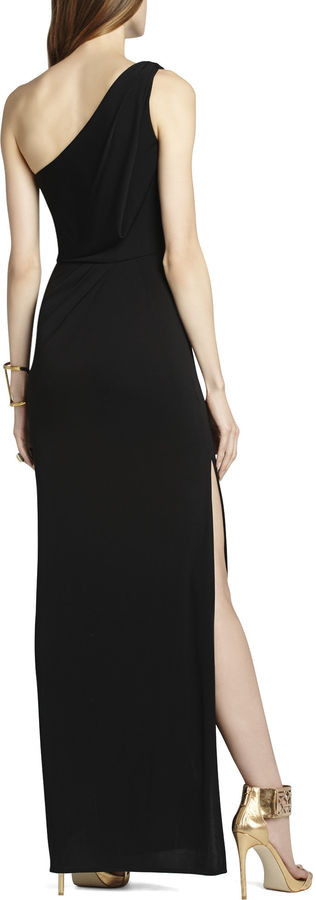 BCBGMAXAZRIA Snejana One Shoulder Evening Gown 298