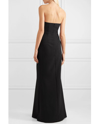 Safiyaa Strapless Crepe Gown