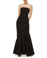 Topshop Strapless Mermaid Gown