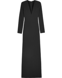Calvin Klein Collection Stretch Crepe Gown Black