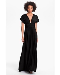 twobirds Bridesmaid Twobirds Convertible Jersey Gown