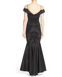 Xscape Evenings Xscape Ruched Off The Shoulder Taffeta Mermaid Gown