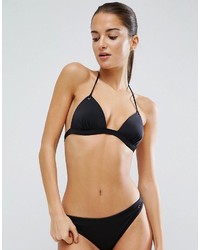 Asos Mix And Match Push Up Triangle Bikini Top With Eyelets