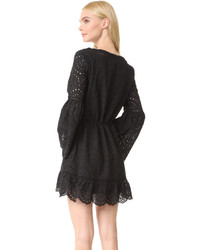 Cupcakes And Cashmere Ruben Eyelet Bell Sleeve Dress