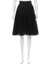 Marc Jacobs Eyelet Patterned A Line Skirt