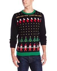 Alex Stevens Santa Invaders Ugly Christmas Sweater