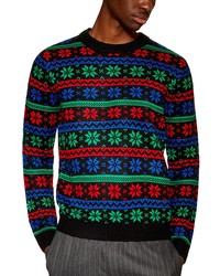 Topman Snowflake Sweater