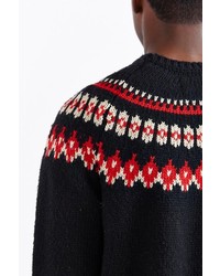 UO Native Youth Knit Fair Isle Crew Neck Sweater