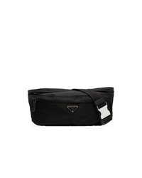Prada Black Logo Crossbody Belt Bag