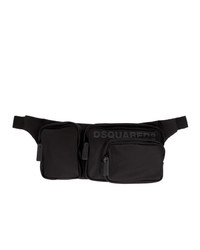 DSQUARED2 Black Nylon Belt Bag