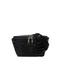 Versace Black Patent Leather Crossbody Bag