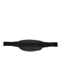 Maison Margiela Black Pinstripe Bum Bag