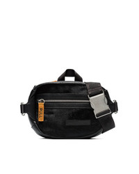 Heron Preston Black Ponyskin Leather Belt Bag