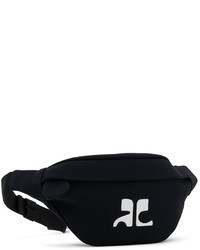 Courrèges Black Reedition Bum Bag