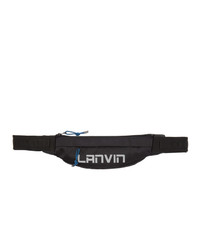 Lanvin Black Satin Small Bum Bag