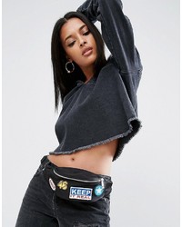 Asos Lifestyle Fanny Pack With Badges