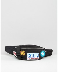 Asos Lifestyle Fanny Pack With Badges