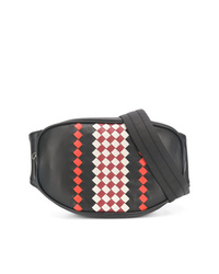 Bottega Veneta Woven Checkered Belt Bag