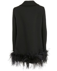 Moschino Boutique Feather Detail Coat