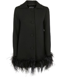 Moschino Boutique Feather Detail Coat