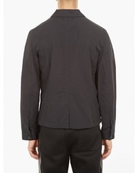 Helmut Lang Black Cotton Utility Jacket
