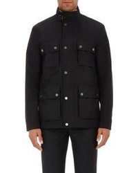 Cifonelli Tech Fabric Field Jacket Black