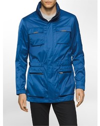Calvin Klein Classic Fit 4 Pocket Water Repellant Utility Jacket