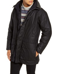 Barbour Fenton Hooded Waxed Cotton Jacket