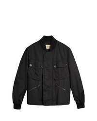 Burberry Pocket Detail Cotton Bomber Jacket