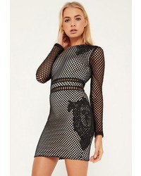 Black Fishnet Dress