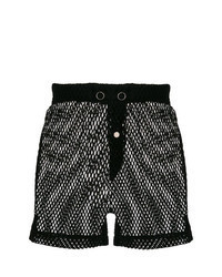 Black Fishnet Shorts