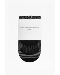 French Connection 3 Pack Ankle Socks