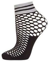 Sporty Fishnet Ankle Socks