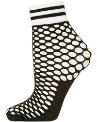 Sporty Trim Fishnet Socks