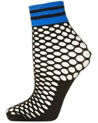 Sporty Trim Fishnet Socks