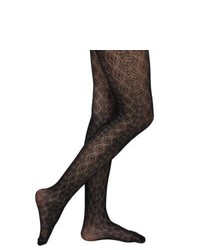 Journee Collection Juniors Circle Pattern Fishnet Tights